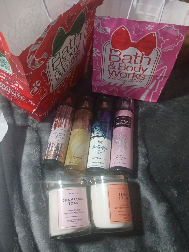 Bath And Body Works Candles And Fragrance Mists