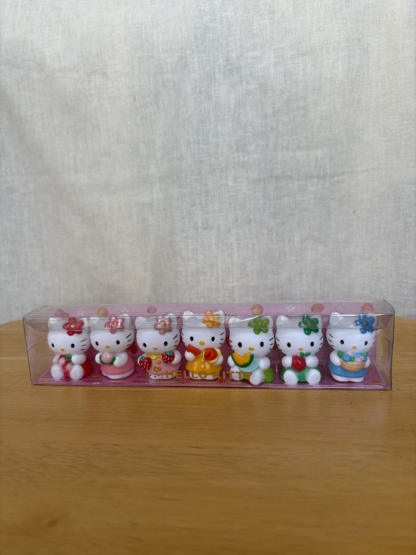 Rare Hello Kitty Japan Limited 6cm Figure Set of 7