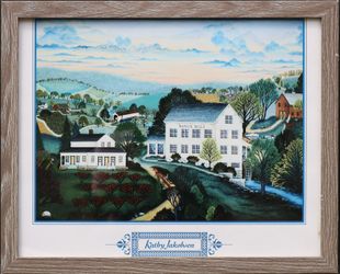 Nankin Mills framed print of original painting by Kathy Jacobsen landscape