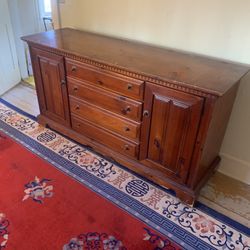 Vintage  Chinese Silk Rug 