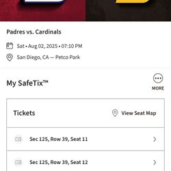 Padre Game Tickets