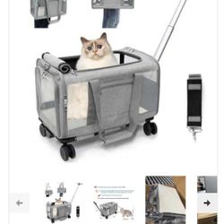 Cat Carrier, Dog Carrier Airline ApprovedFit American/TSA/Delta/United

