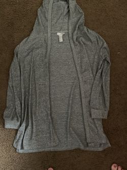 Gray shall size large