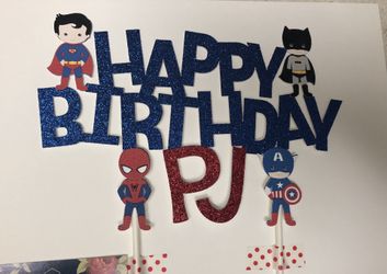 Superhero decorations