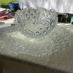 Beautiful Punchbowl Set