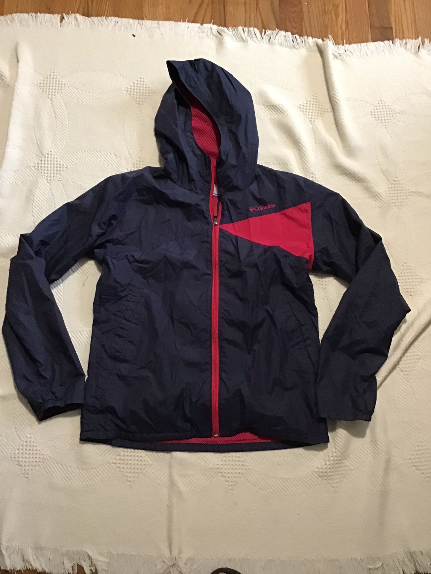 Columbia Girls X-Large Omni Tech Lightweight Rain Jacket