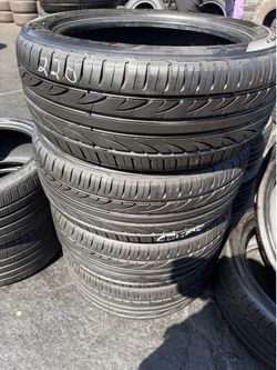 4 tires 225-50-18 Lexani 90% tread life $220 all 4 mounted and balanced