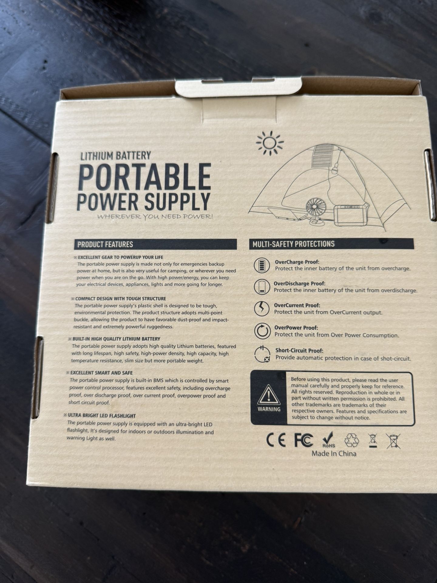 Portable Power Station Marbero 88 Wh
