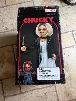 Animated Tiffany Valentine Doll 3.5 Ft. Tall Chucky Indoor Motion Activated