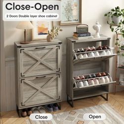 Shoe cabinet storage