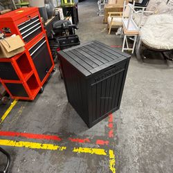 (Little damage)50-Gallon Package Delivery Boxes for Outside, Lockable Waterproof with Sign Resin Package Drop Box Weatherproof, Pre-Installation Hole 