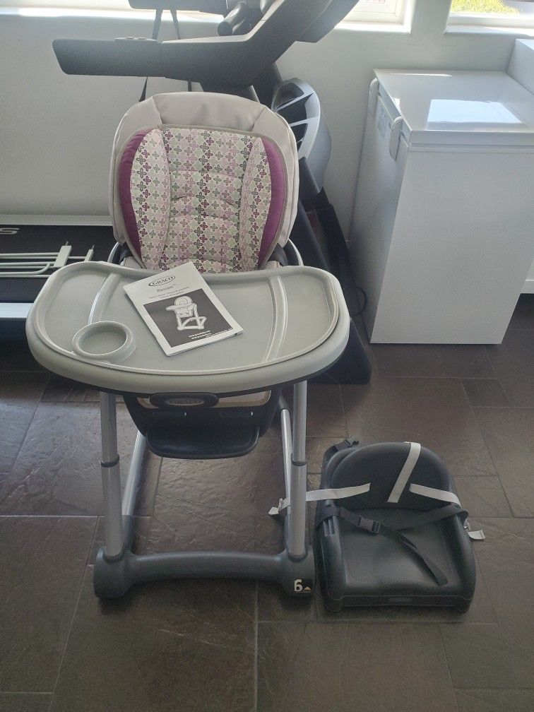 Graco High Chair With Booster Seat