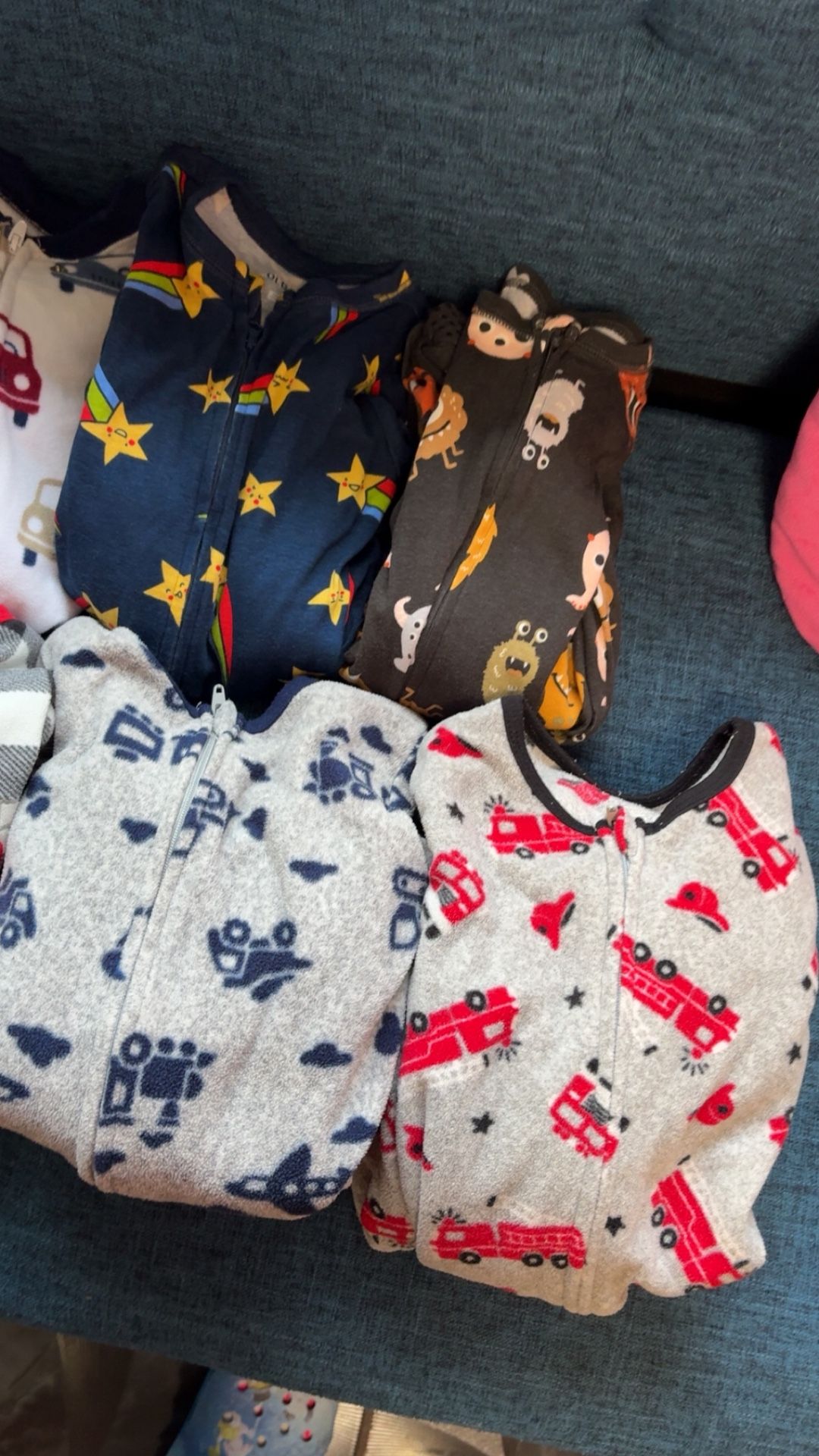 8 Footsie Pjs For Boys