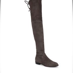 Stuart Weitzman Lowland Over The Knee Suede Boots