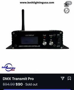 DMX wireless transmitter