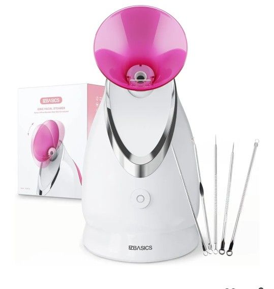 EZBASICS Facial Steamer Ionic Face Steamer**BRAND NEW IN UNOPENED BOX.