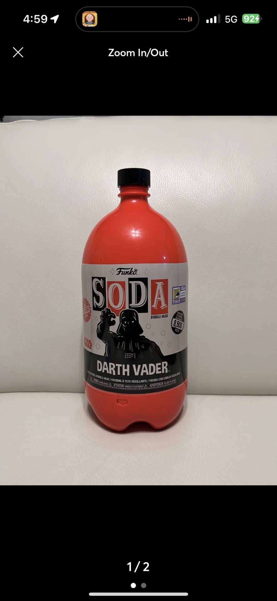 Funko Darth Vader 3 Liter Soda 
