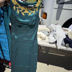 Green And Yellow Dress