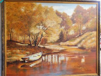 Petterson Lake Landscape Canvas