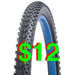 26x2.0 (50-559) Bike Tire 26 inch Bicycle tire Suitable for 26x1.95 26 x 2.0 26x2.10 Off Road/Mountain Folding Replacement Bike Tire (Single). Note: 1