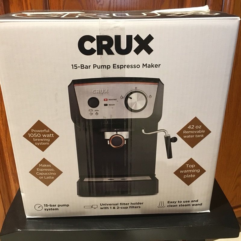 Crux 15 Bar Espresso Maker for Sale in Santa Clarita CA OfferUp