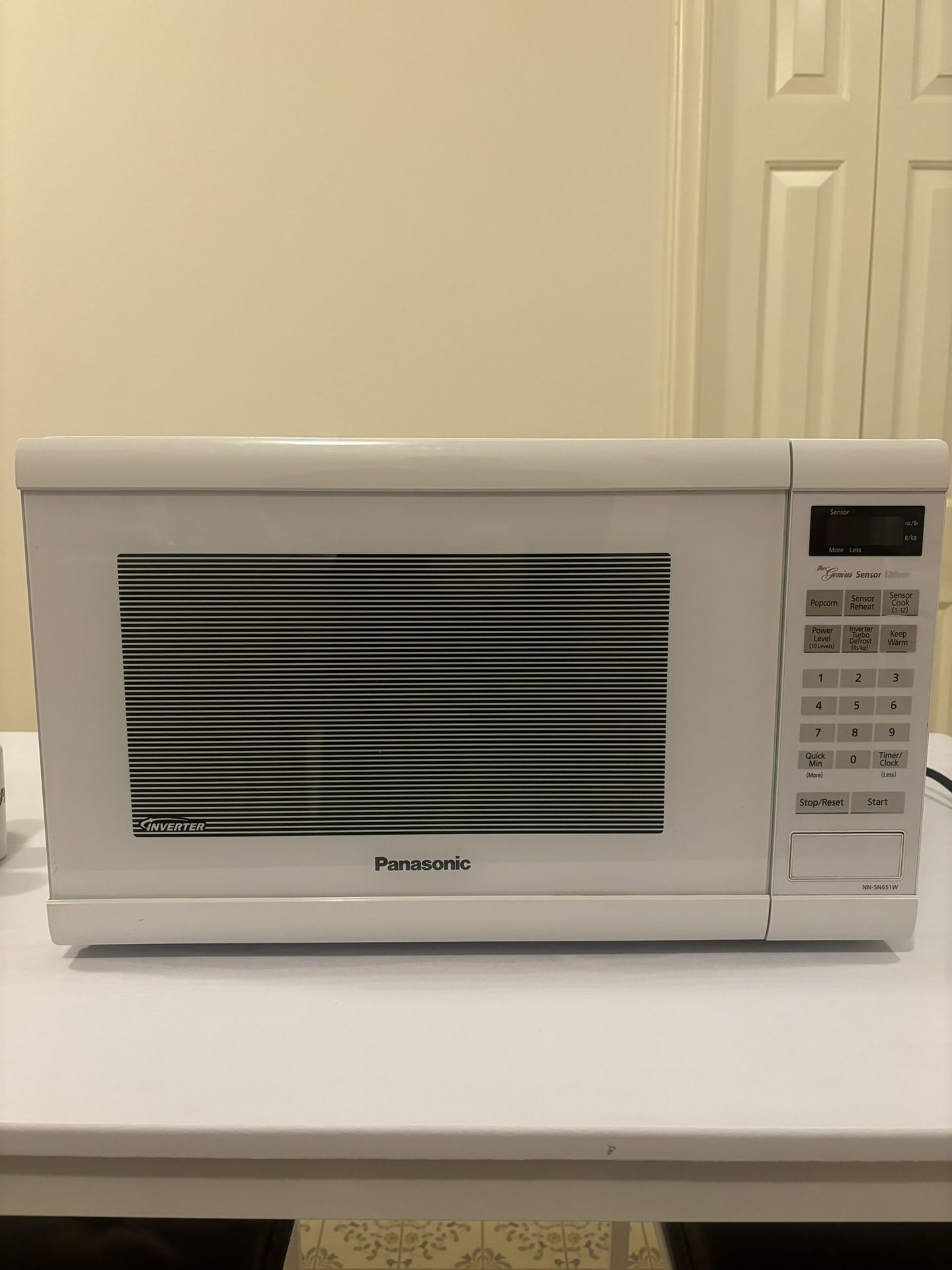 PANASONIC White Microwave