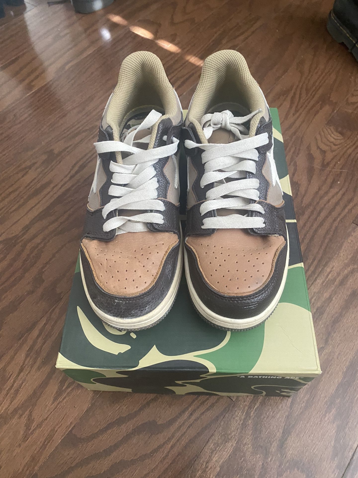 Brown Ivory Sk8stas Bape
