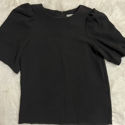 H&M Black Blouse Size 2