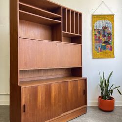 1970s Danish Wall Unit By Domino Mobler 