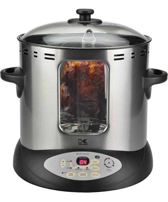 Kalorik Stainless Steel Vertical Rotisserie Model DGR 31031 NEW in Box *REDUCED*