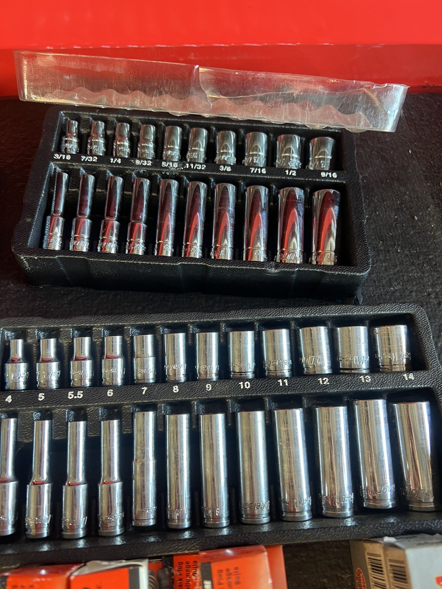 Duralast Socket Set Metric Standard SAE Deep Shallow