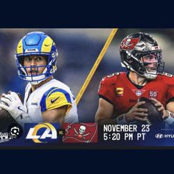 Rams Vs Bucs Tickets  Section 302 Row 1 Seats 1&2 200 Each  