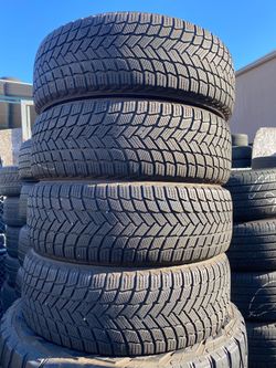 225/60r18 Michelin tires con 80% de Vida las 4