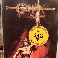 Conan The Barbarian VHS