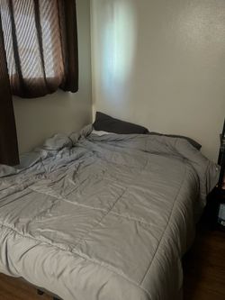Full Size Costco Mattress and Metal Frame