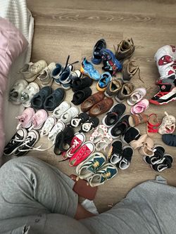 Nike, vans, puma, Jordan’s, target cat&jack and Zara shoes