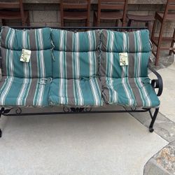 Iron Outdoor Bench 