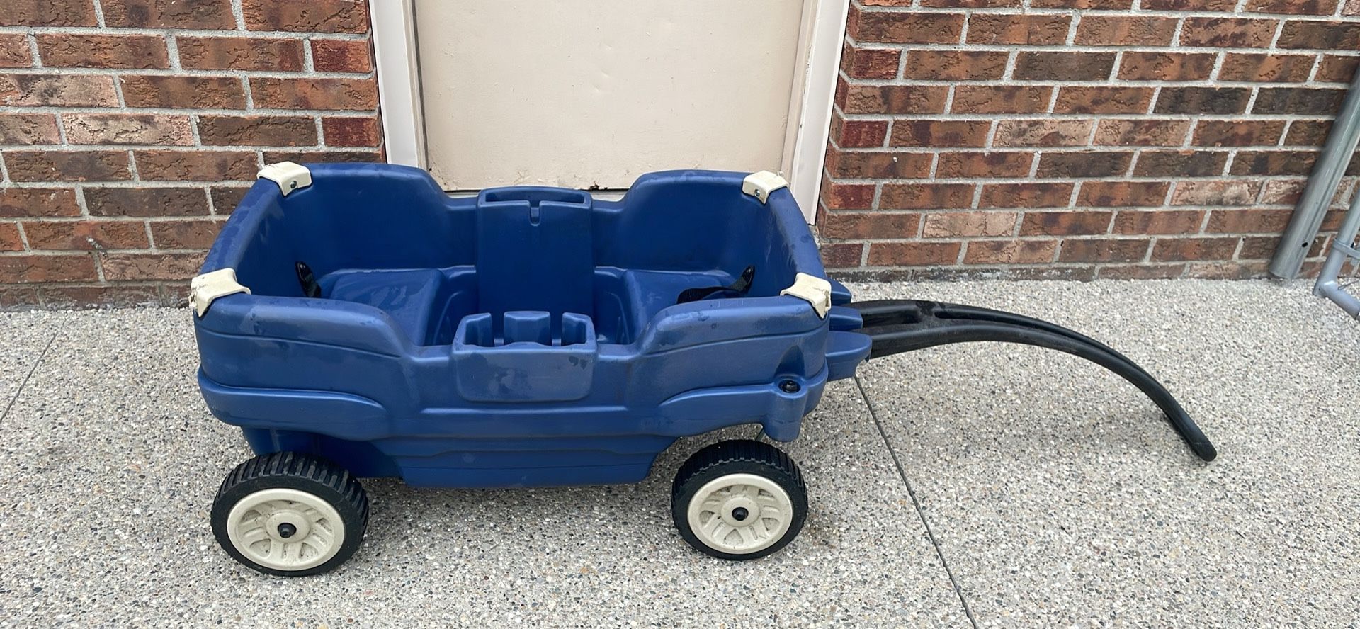 Step2 Wagon , Kids Ride On Toy, Stroller Substitute, Includes Seat Belts, Made of Durable material.