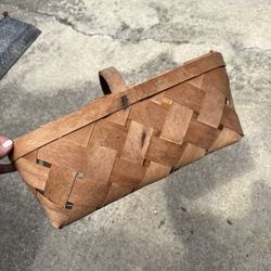 Vintage Woven Apple Baskets (Set of 2)