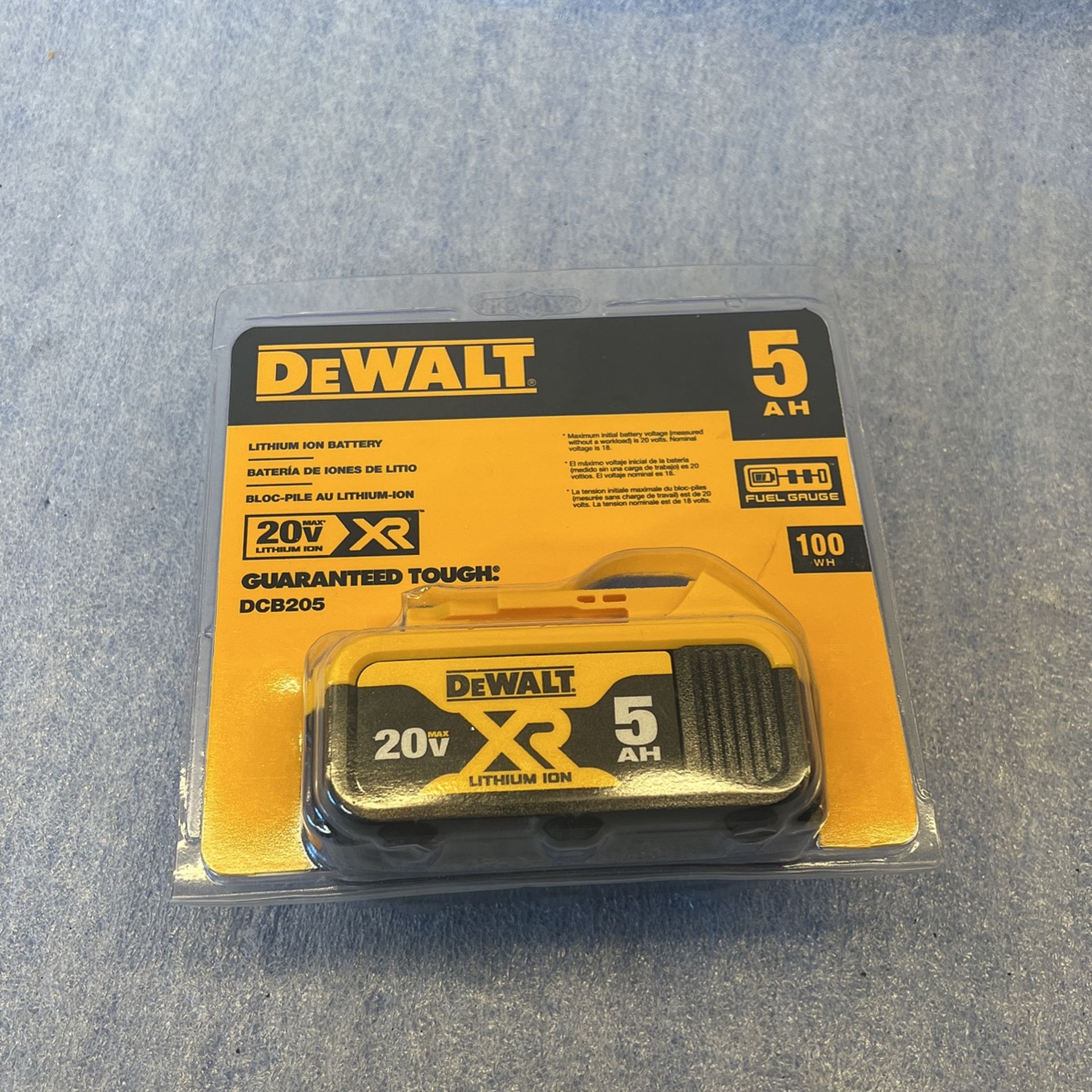 5ah Dewalt Brand New Battery