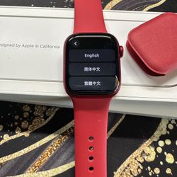 Apple Watch 7 Red