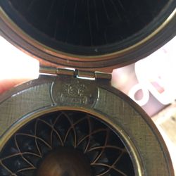 Vintage Evans acorn table lighter