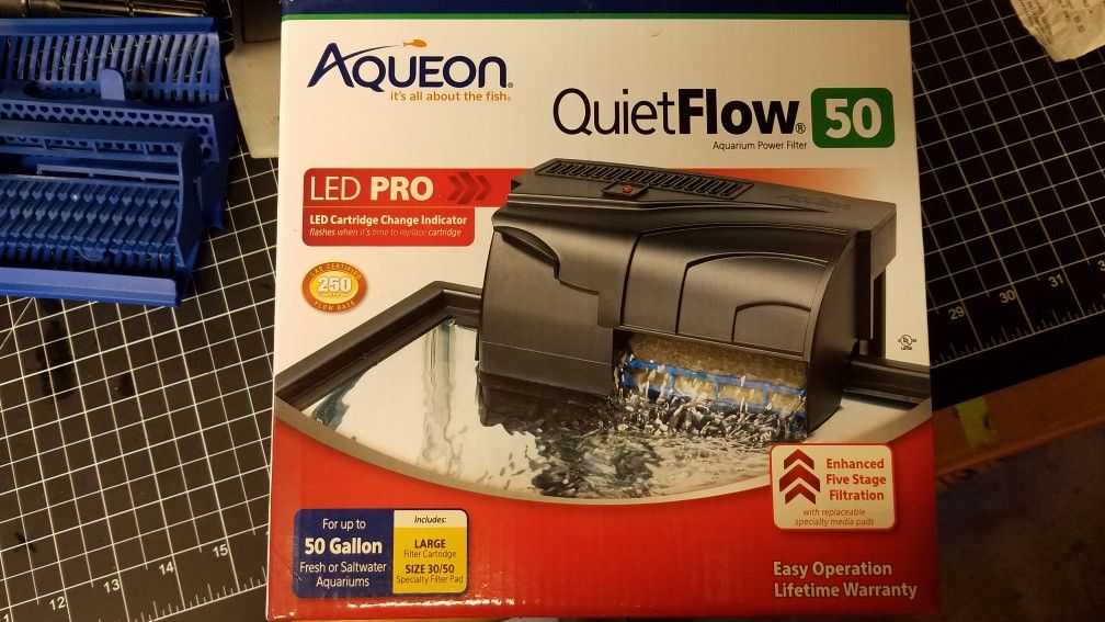 Aqueon quiet flow 50 aquarium filter