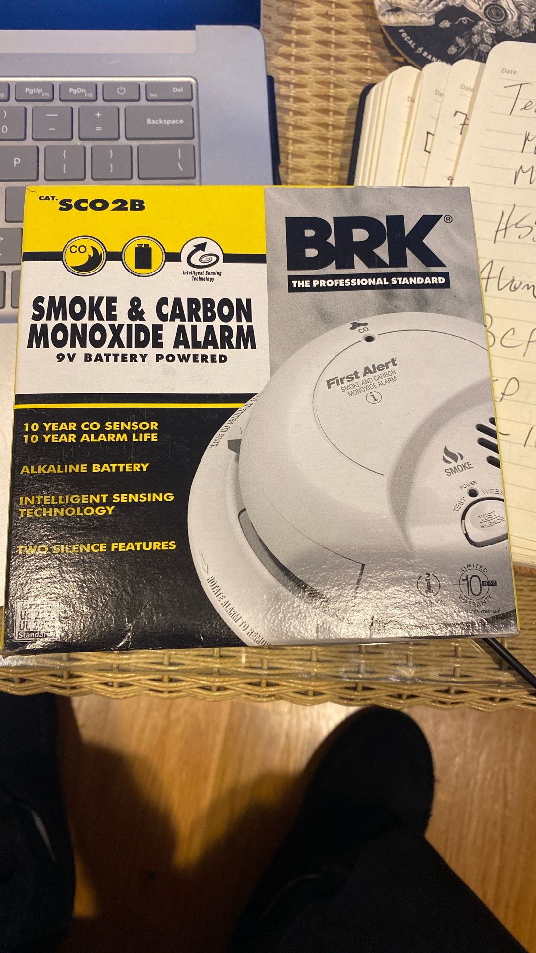 2X Smoke And Carbon Monoxide Alarm Detector SCO2B