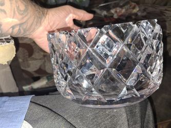 Crystal Cut Glass Bowl