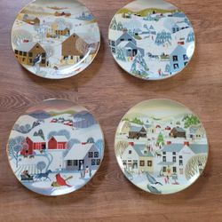 Betsy Bates Christmas Plates