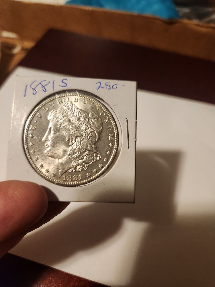 1881 S Morgan Silver Dollar 