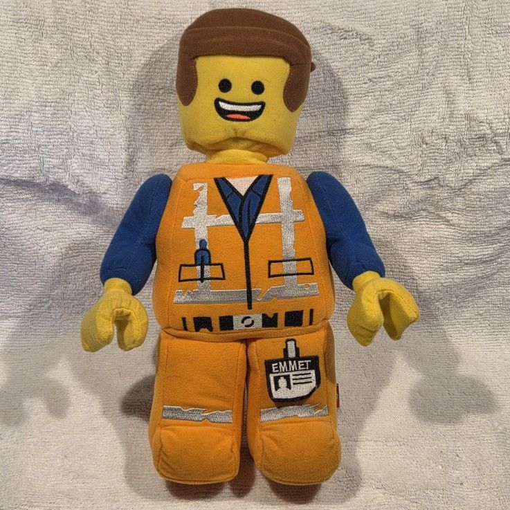 13" PLUSH TOY EMMET from the LEGO MOVIE STUFFED ANIMAL CHILDREN KID