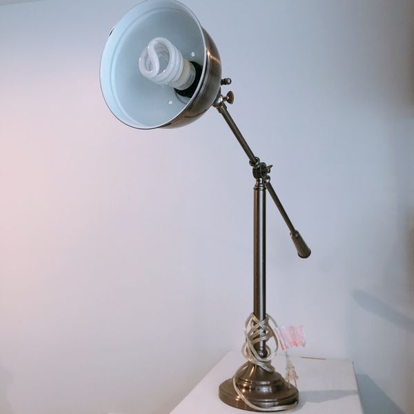 Adjule Brushed Chrome Desk Lamp For In Inglewood Ca Offerup Adjule Brushed Chrome Desk Lamp