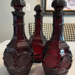 Avon 1876 Cape Cod Decanters 